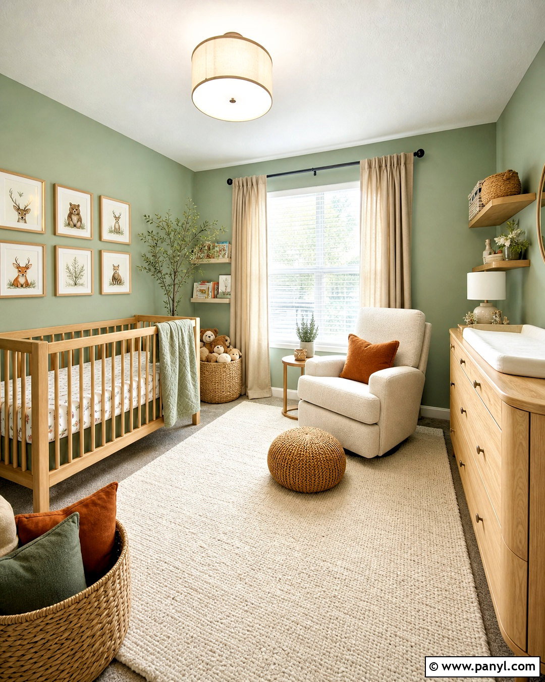 Green Wall Nursery - 20 green wall aesthetic ideas
