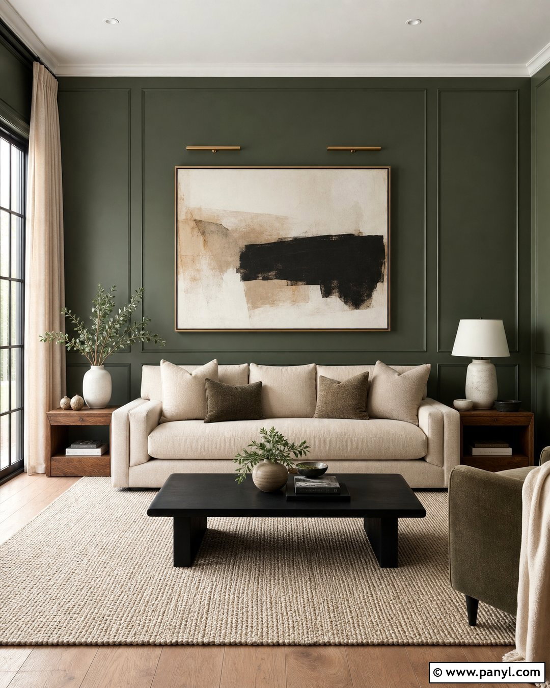 Green Wall Paneling - 50 green walls