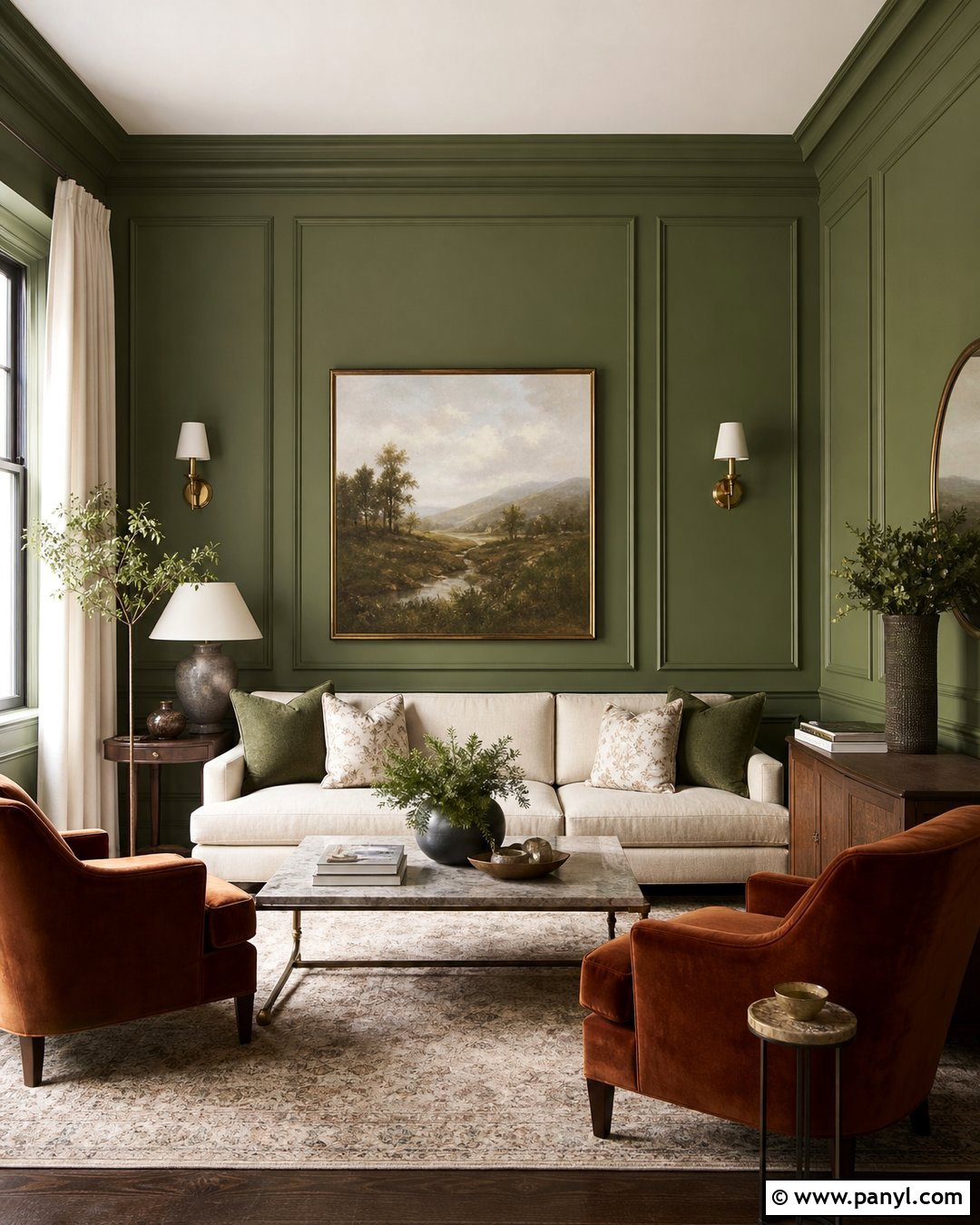 Green Wall Paneling - 25 Wall Color Ideas Green Ideas