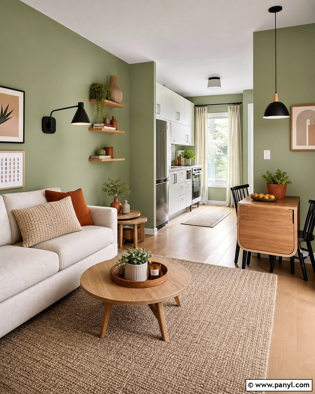 Green Wall Small Apartment - 35 green wall interior ideas