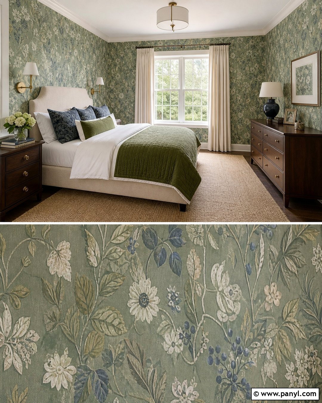 Green Wallpaper Bedroom Walls - 50 green walls