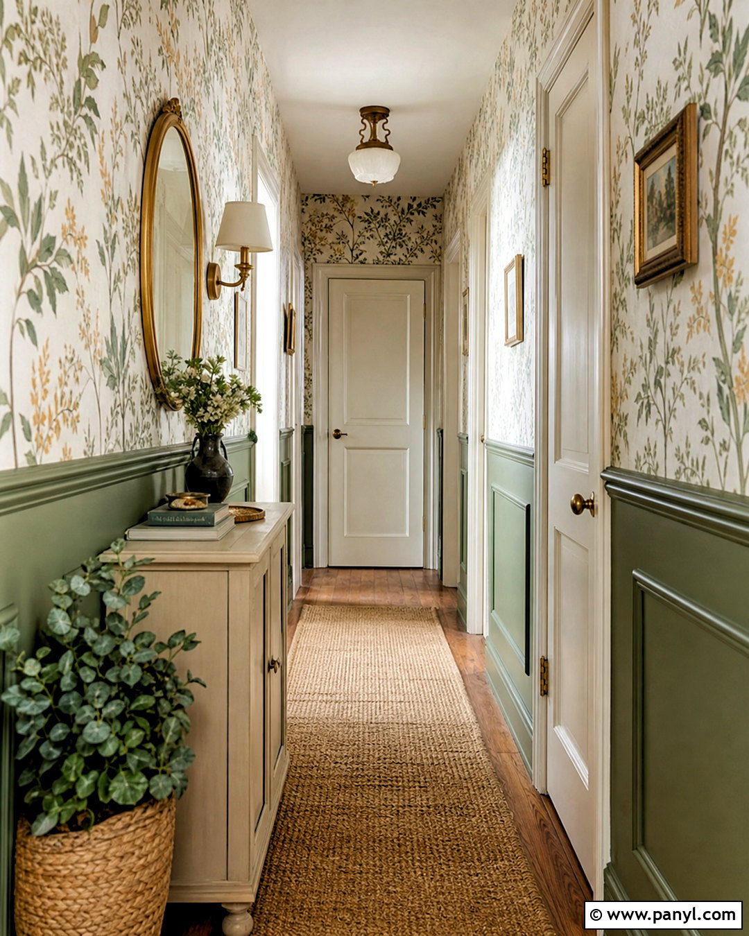 Green Wallpaper Corridor - 20 green corridor ideas