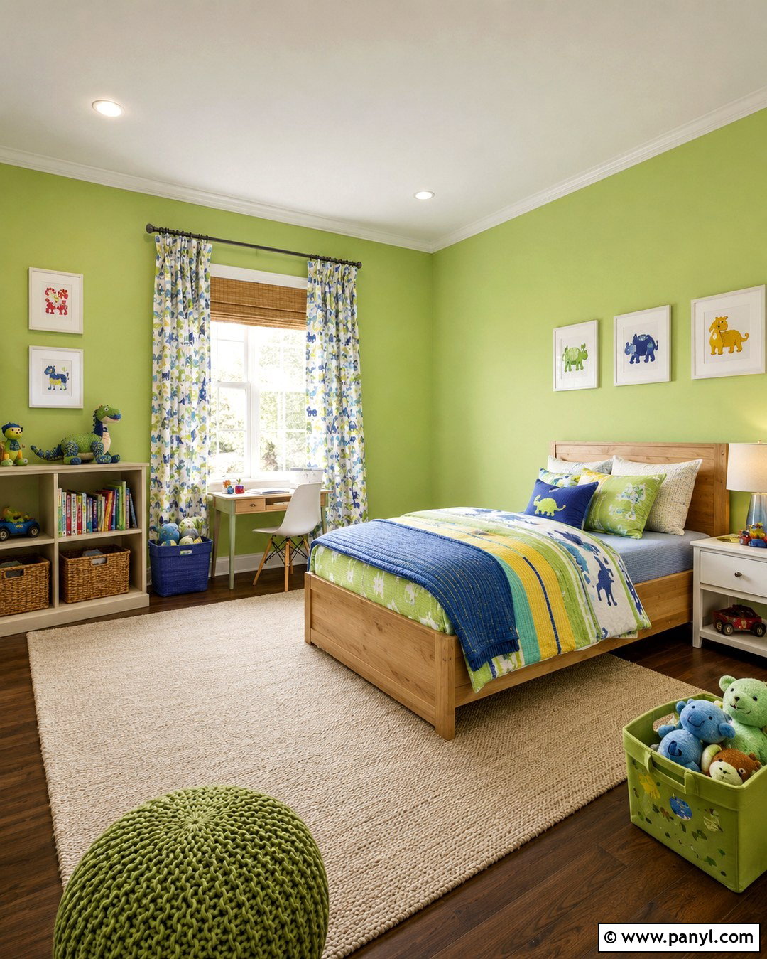 Green Walls In Kids Bedroom - 20 Green Walls In House Ideas