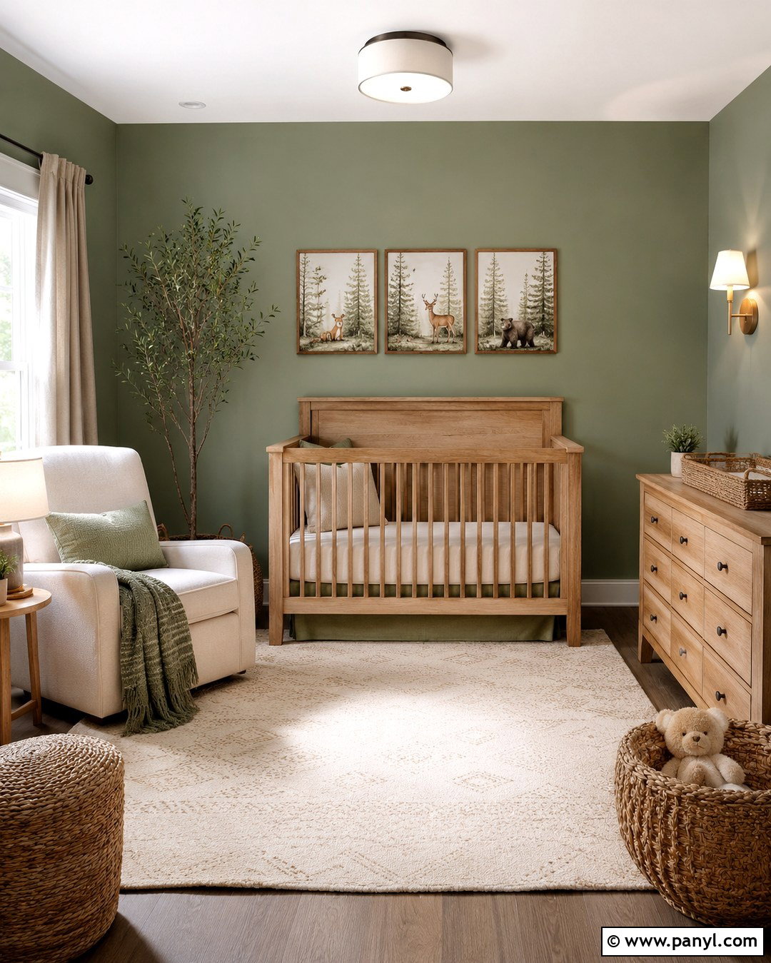 Green Walls In Nursery - 20 Green Walls In House Ideas
