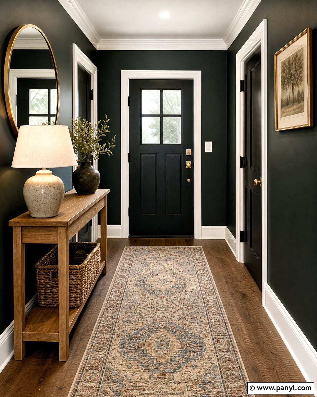 Greenblack Entryway - 20 sherwin williams green black ideas