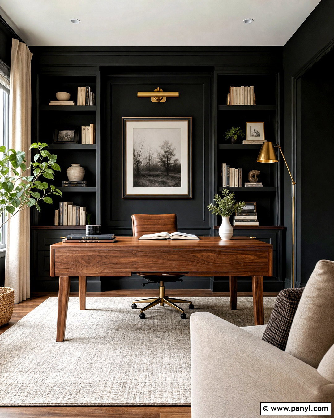 Greenblack Home Office - 20 greenblack sherwin williams ideas