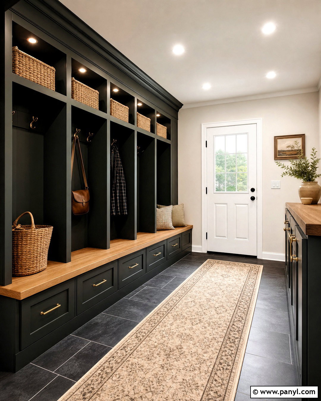 Greenblack Mudroom Cabinets - 20 sherwin williams green black ideas