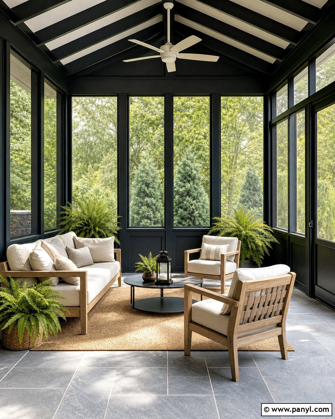 Greenblack Screened Porch - 20 greenblack sherwin williams ideas