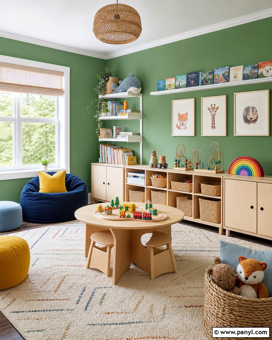 Greenfield Green Playroom Walls - 20 Sherman Williams Green Walls