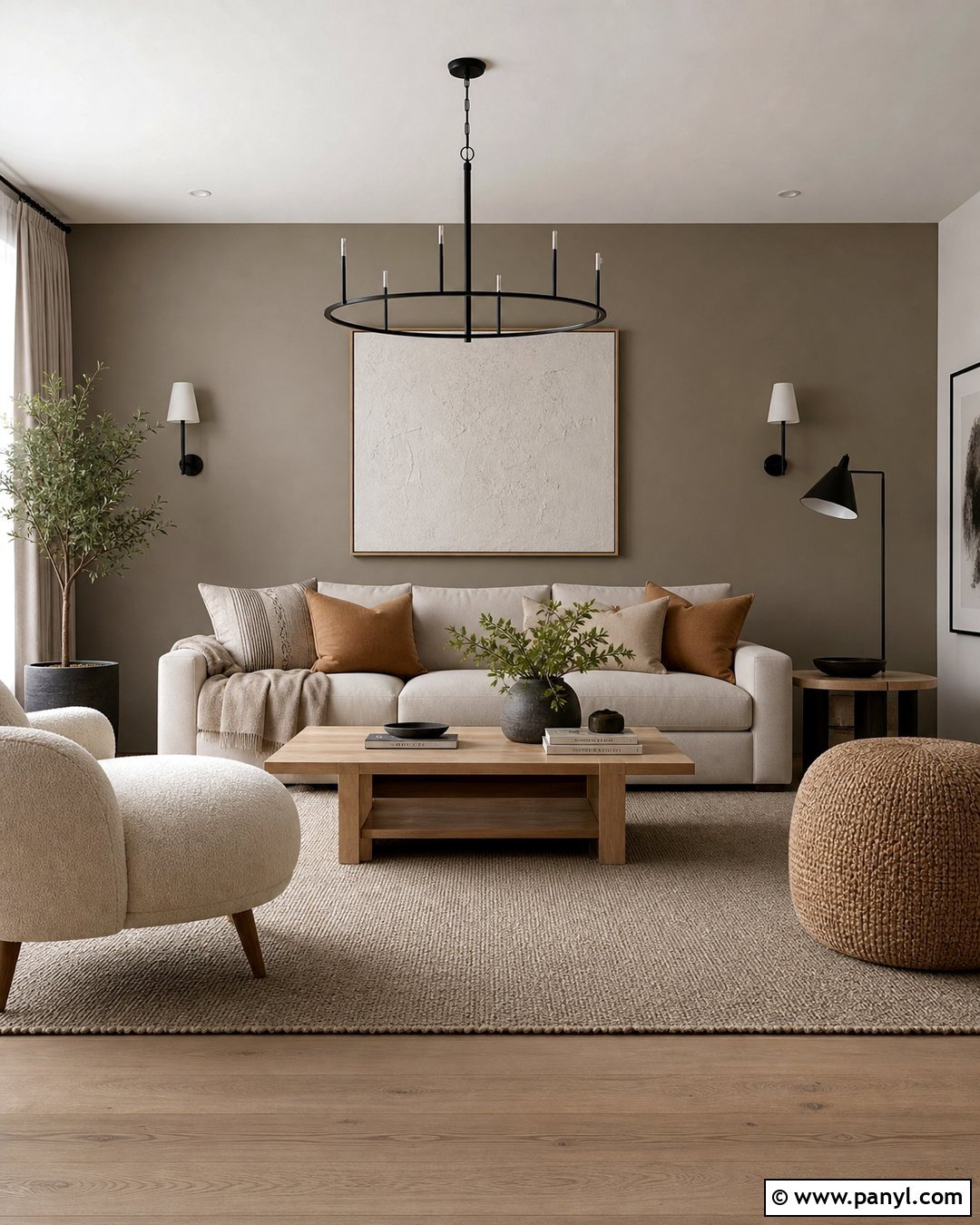 Greige Accent Wall - 20 Cool Accent Wall Colors