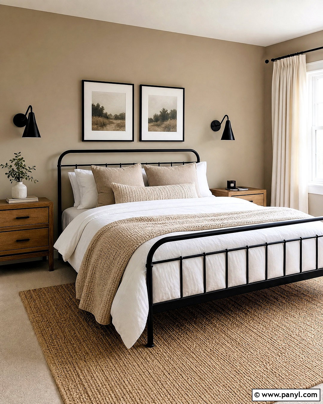 Greige And Black Bedroom - 20 aesthetic room color ideas bedroom ideas