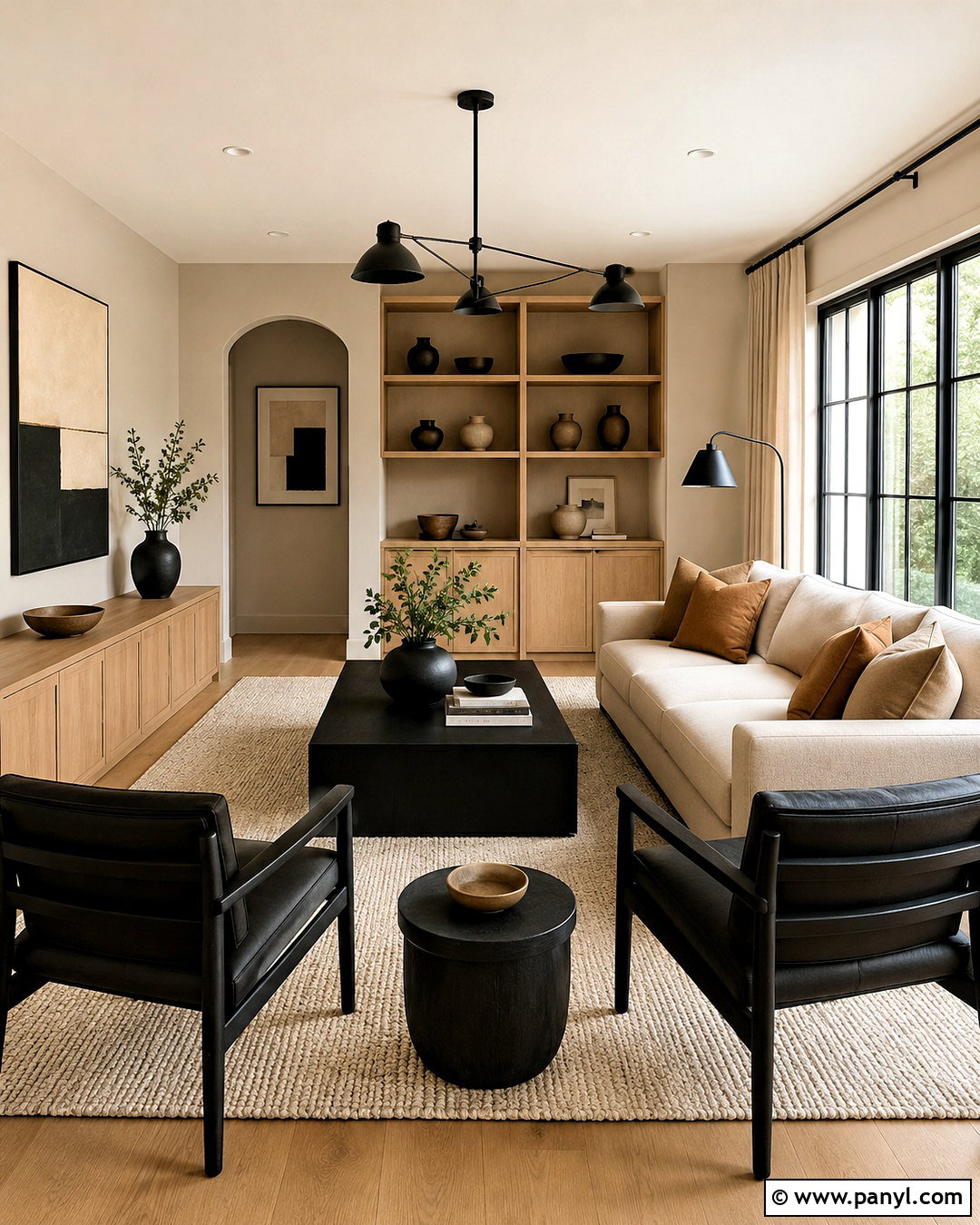Greige And Black Living Room - 20 living room color combinations ideas