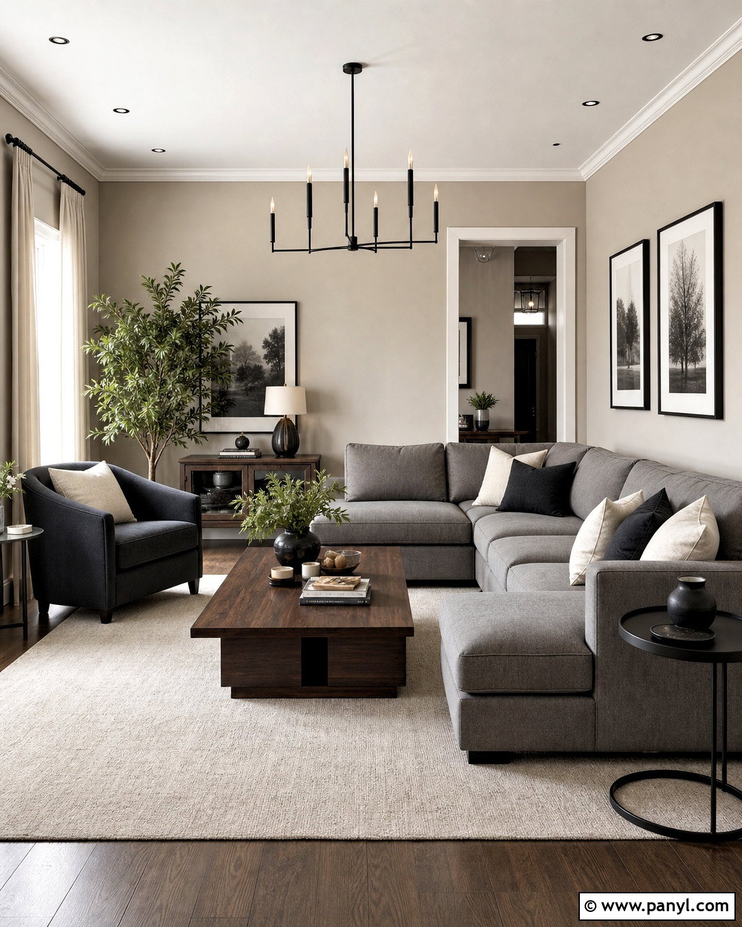 Greige And Charcoal Neutral Color Palette - 20 neutral color palette ideas