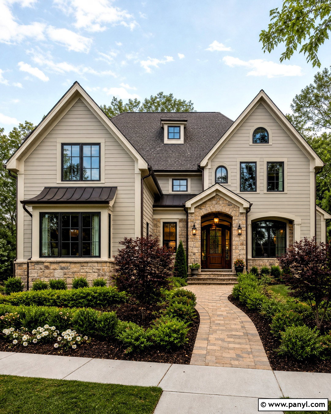 Greige And Cream Exterior Color Combination - 20 home outer colour combination ideas