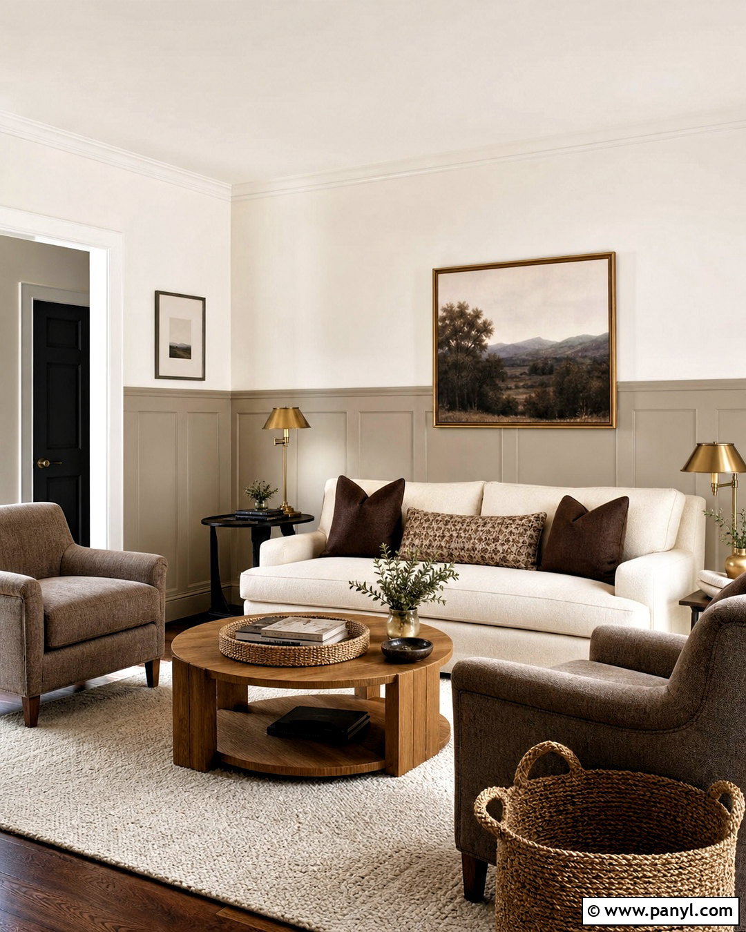 Greige And Cream Living Room Walls - 20 2 tone living room walls paint colors