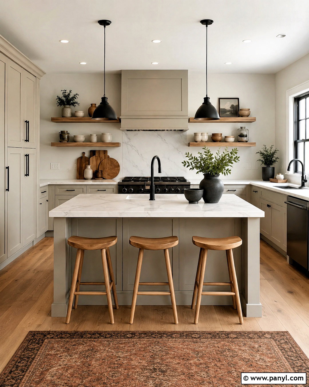 Greige And Matte Black Color Combination - 20 color combination for home ideas