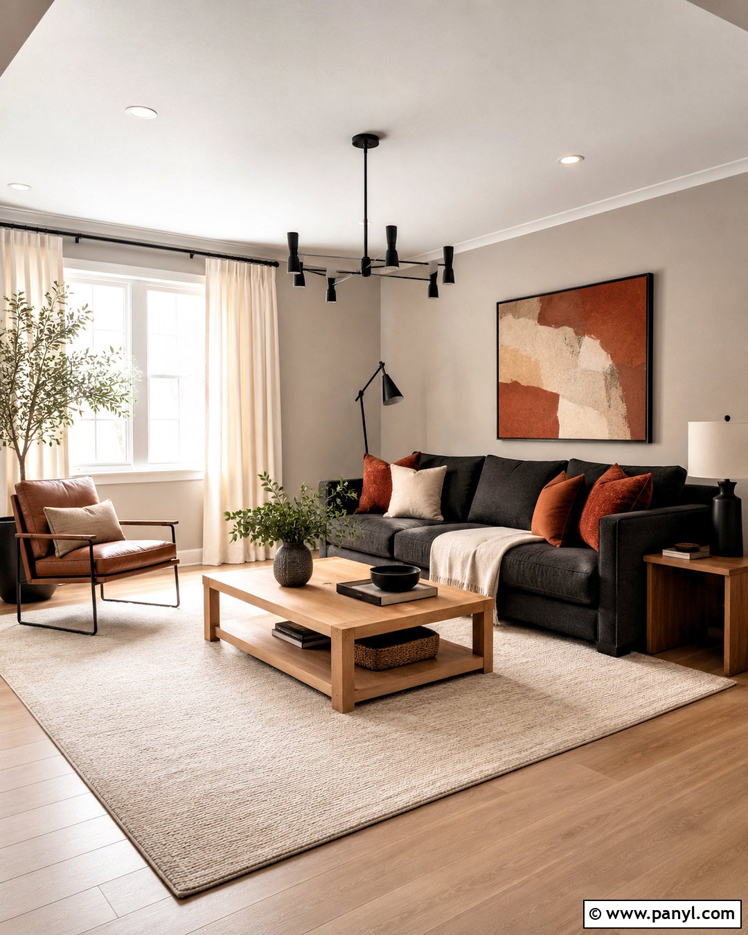 Greige And Rust Living Room - 20 living room color combination ideas