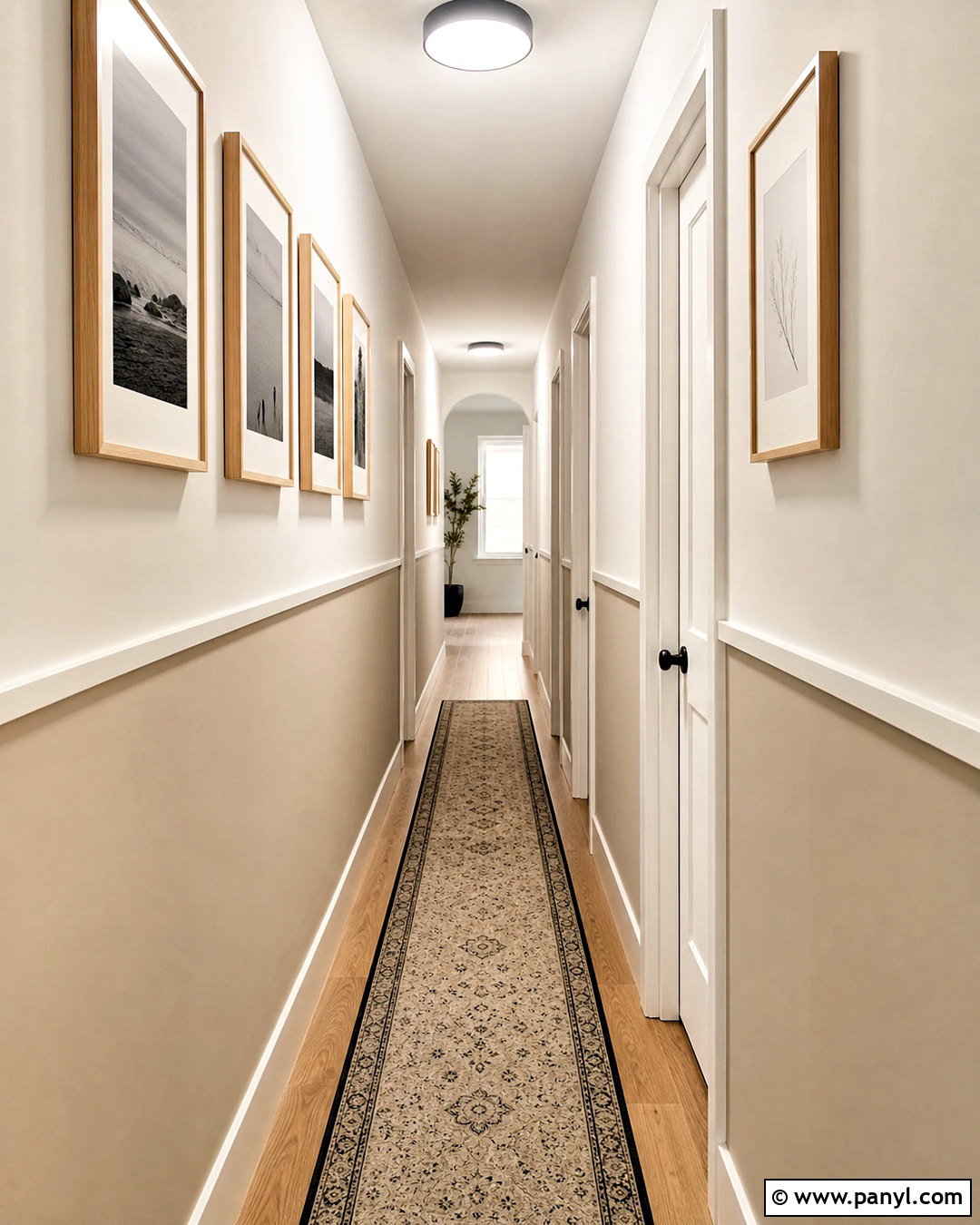 Greige And White Hallway Walls - 20 two color wall ideas
