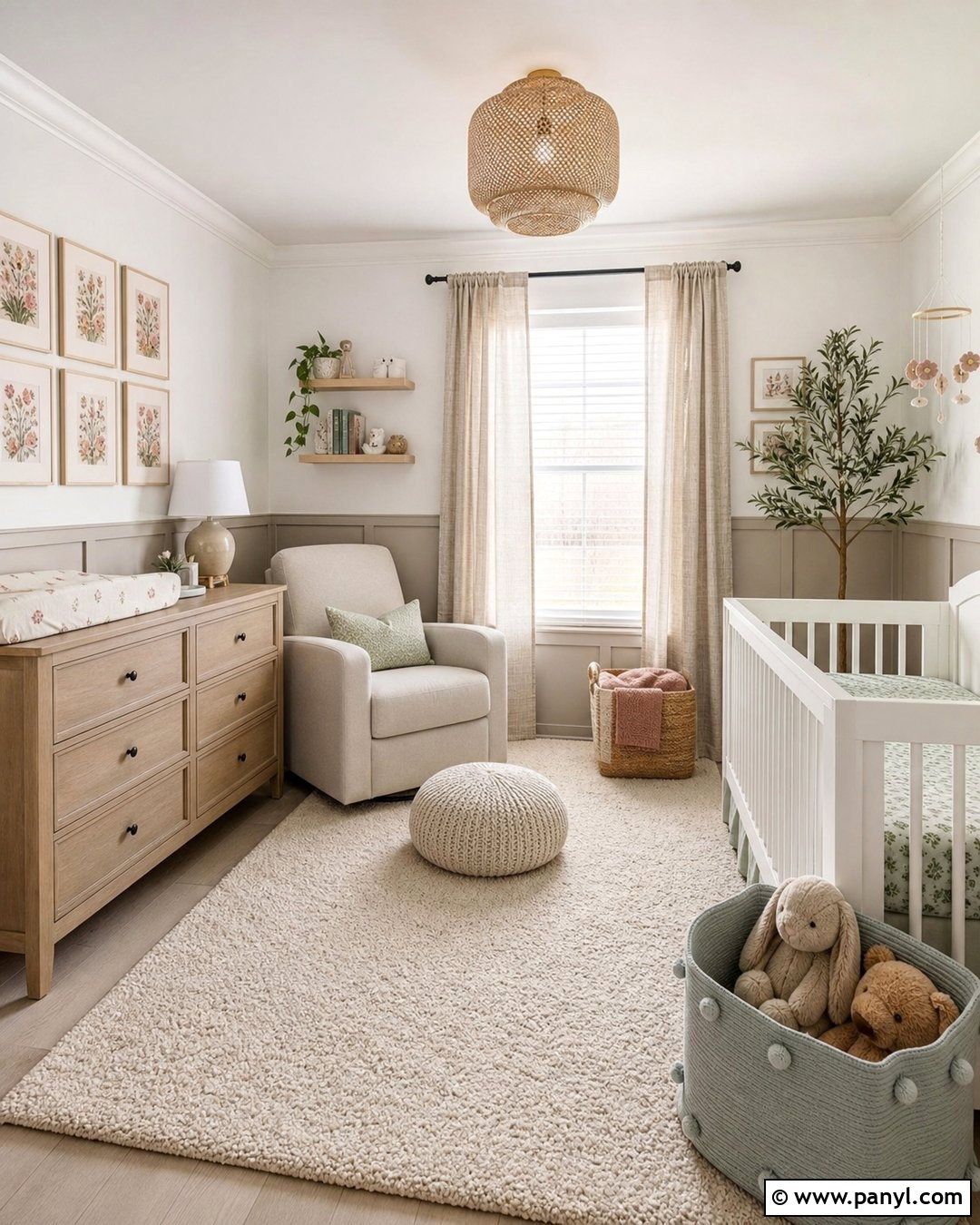 Greige And White Nursery Walls - 25 Two Tone Nursery Walls