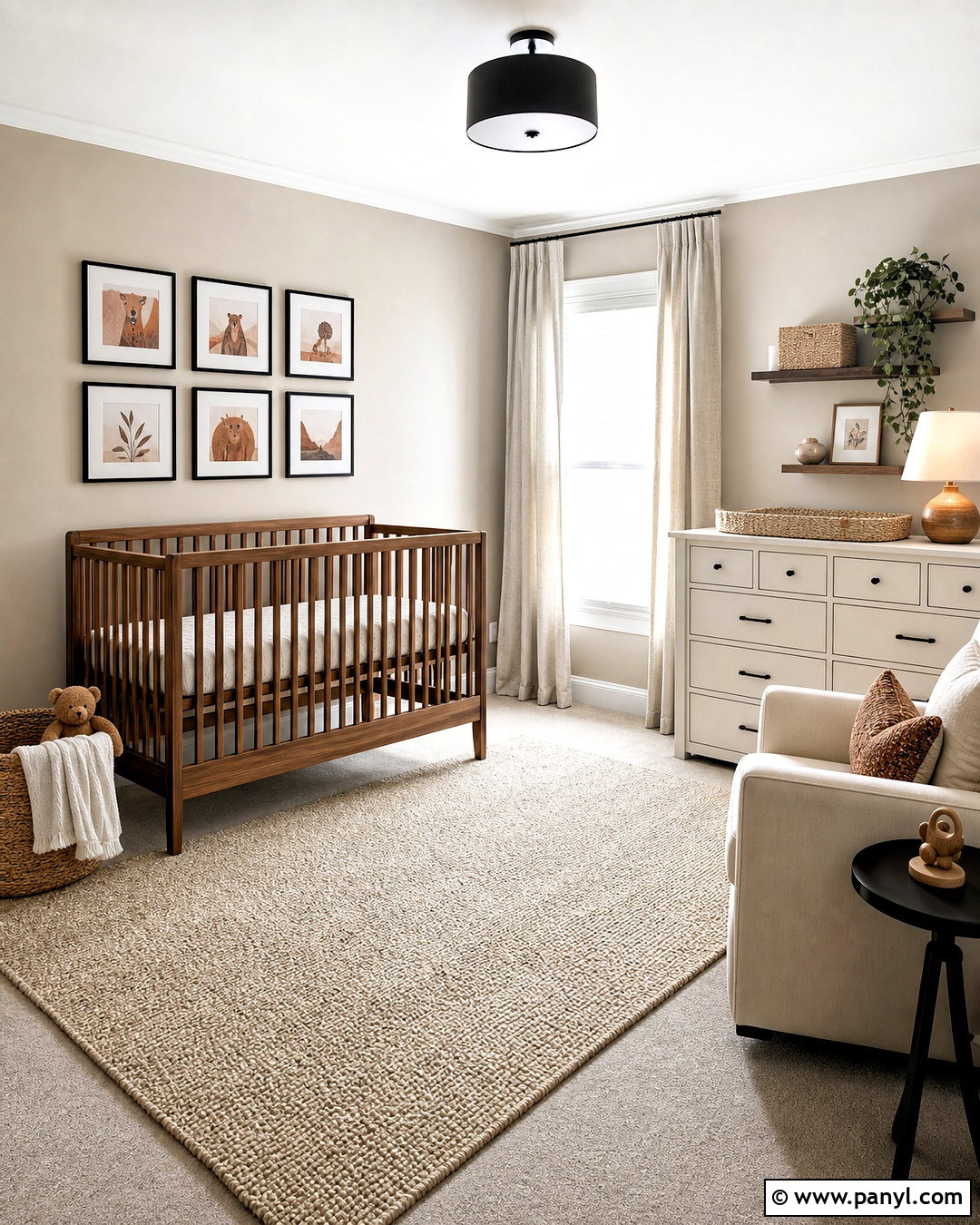 Greige Baby Room - 20 baby room paint ideas