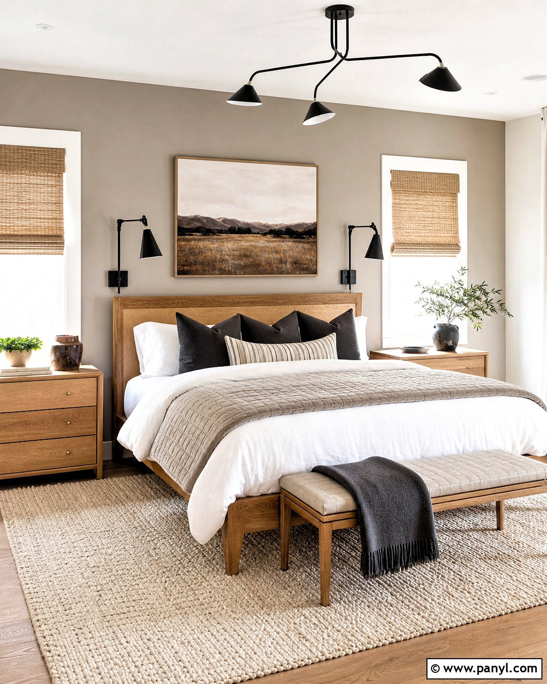 Greige Bedroom Accent Wall - 20 bedroom accent wall ideas paint colors