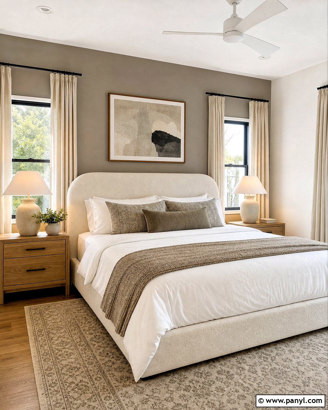 Greige Bedroom Accent Wall - 20 accent wall colors bedroom ideas