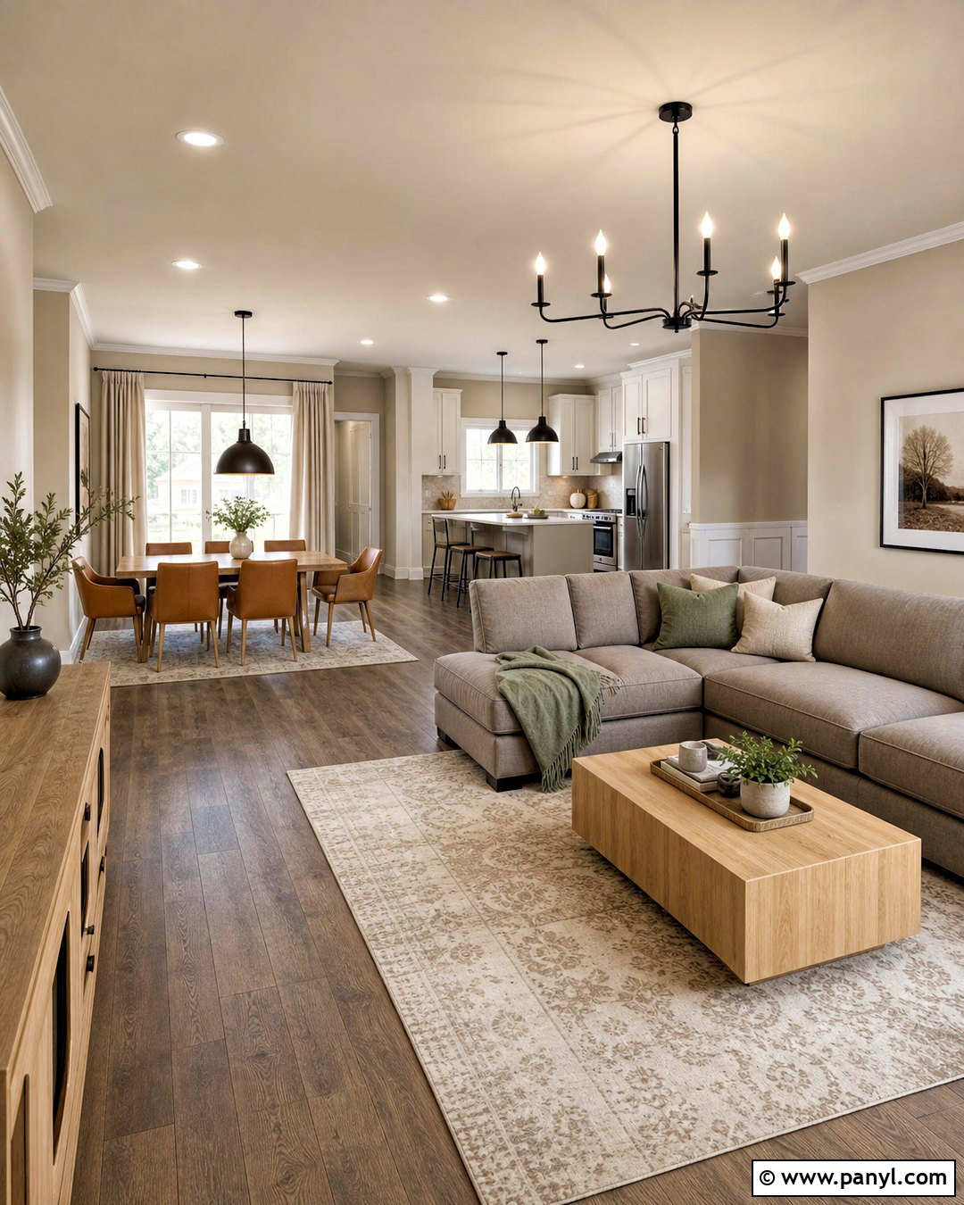 Greige Beige Open Floor Plan - 20 beige wall colors