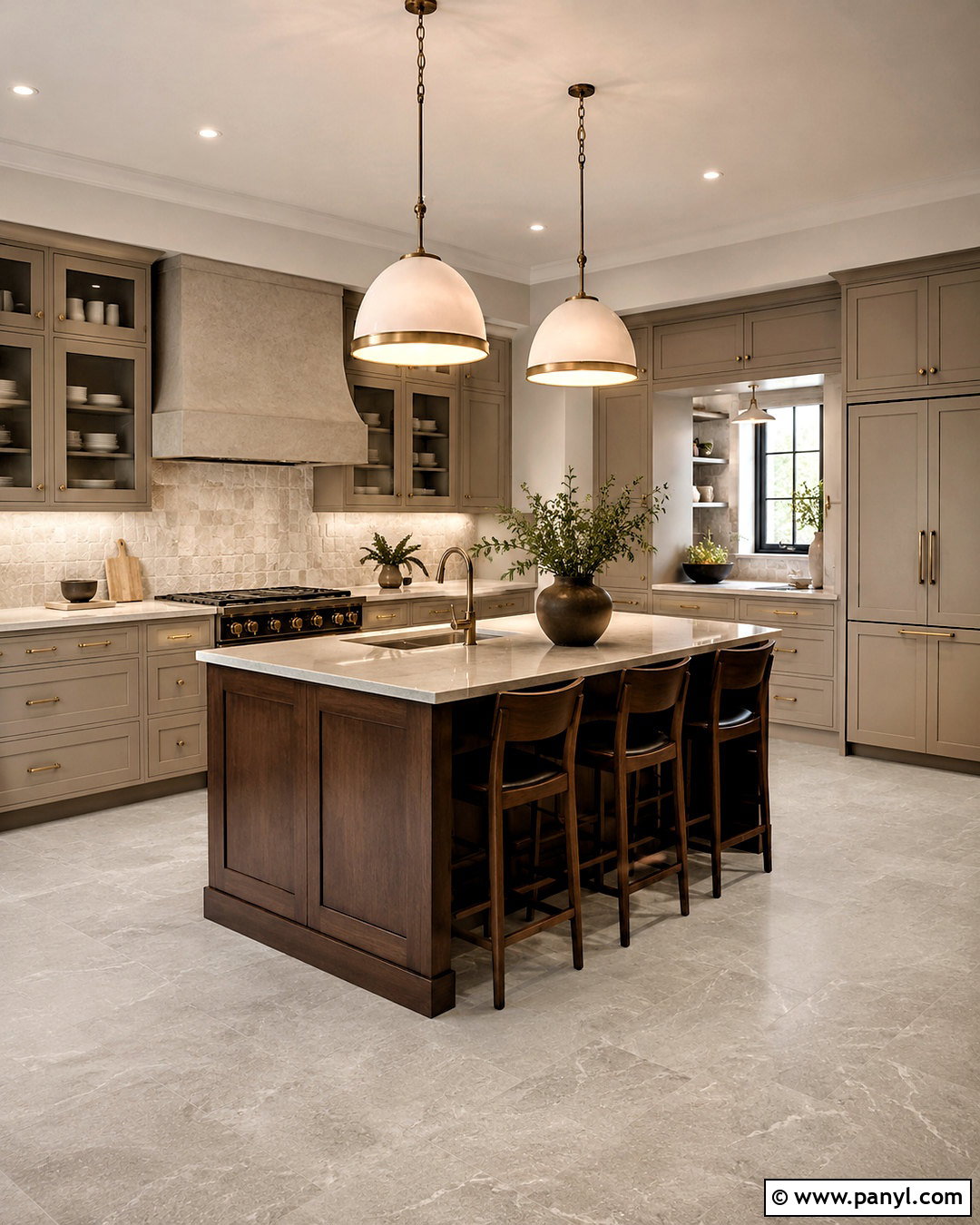 Greige Cabinets With Light Grey Floors - 20 light grey floors kitchen ideas