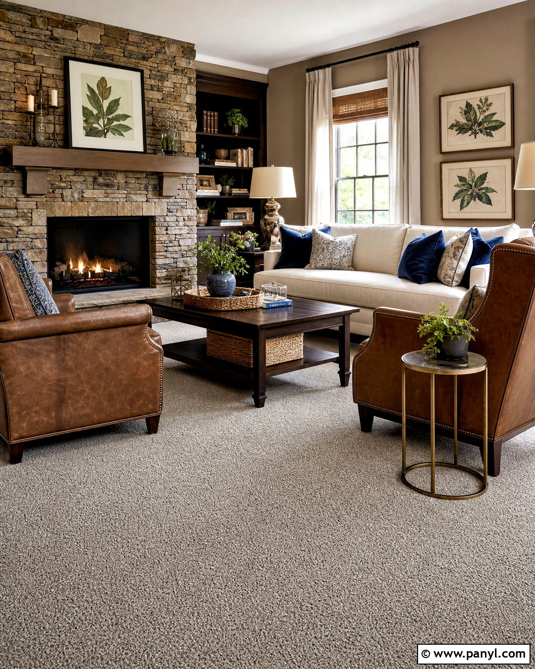 Greige Carpet Living Room - 20 living room with carpet floors