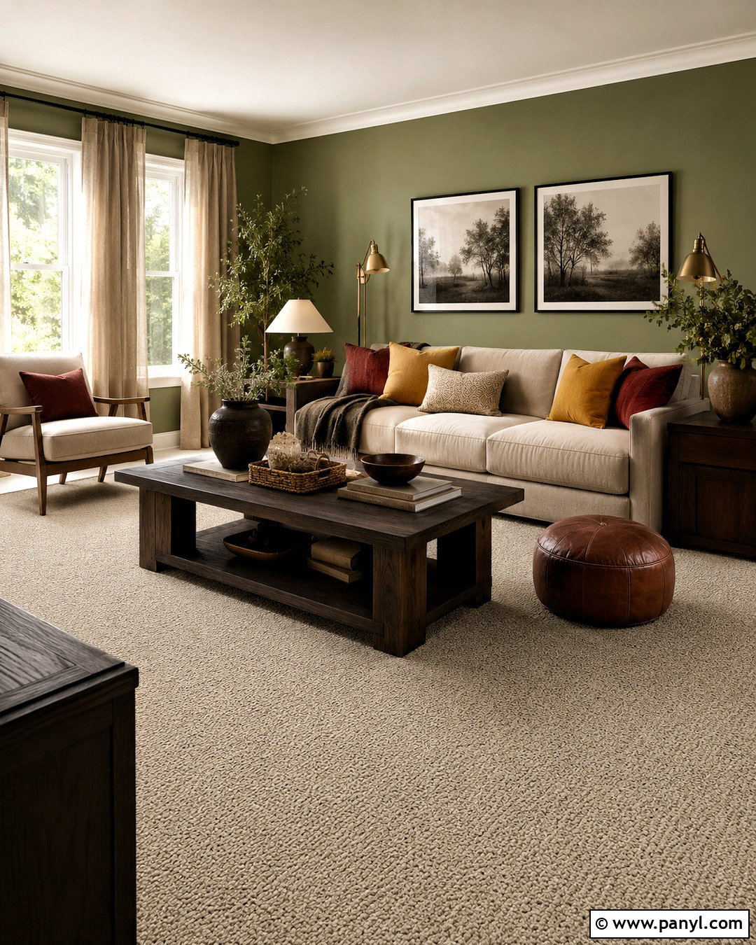Greige Carpet With Olive Green Walls - 20 What Color Carpet Goes With Green Walls