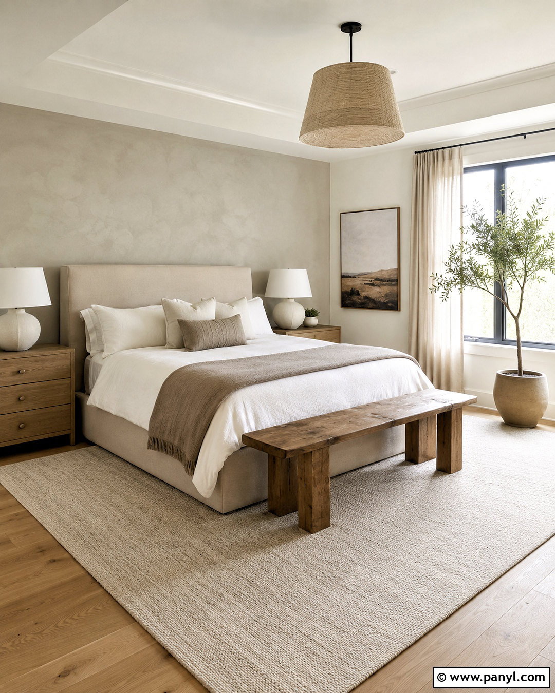 Greige Concrete Wall Bedroom - 20 concrete wall paint ideas