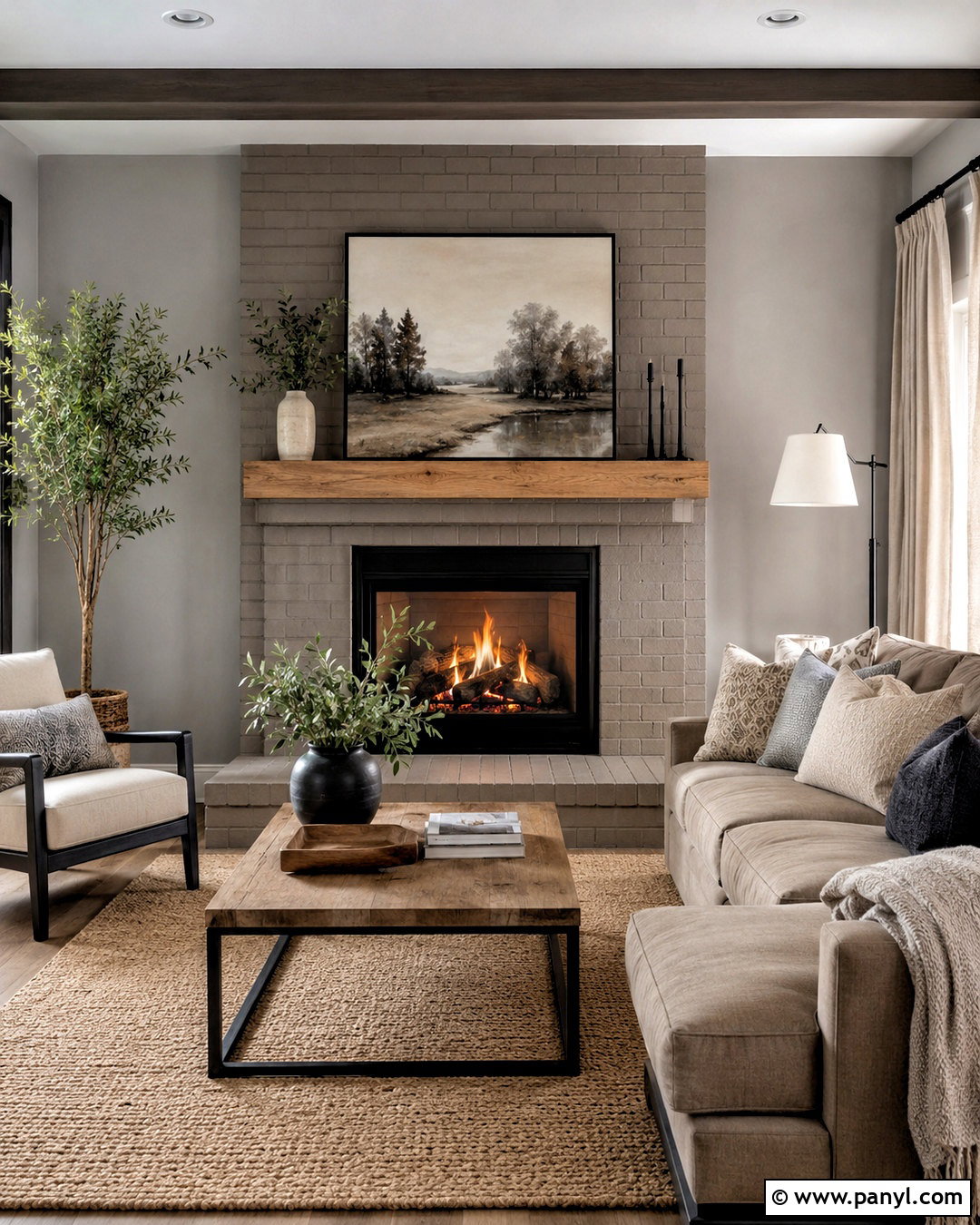 Greige Fireplace With Gray Walls - 20 What Color Fireplace With Gray Walls