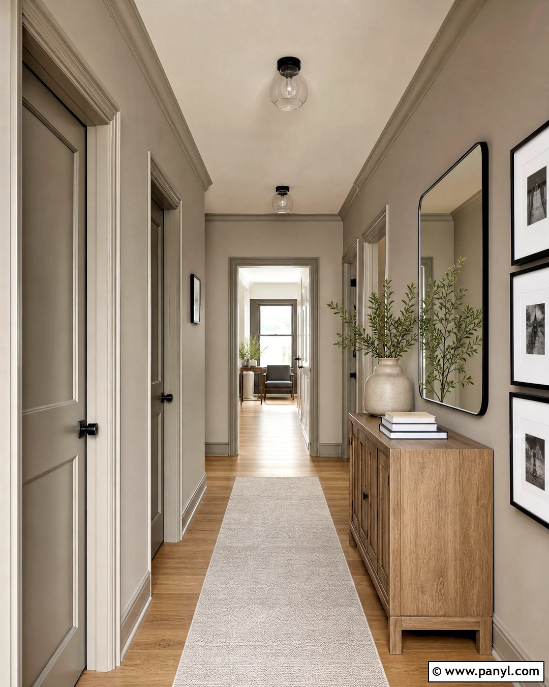 Greige Hallway Walls - 20 color wall ideas