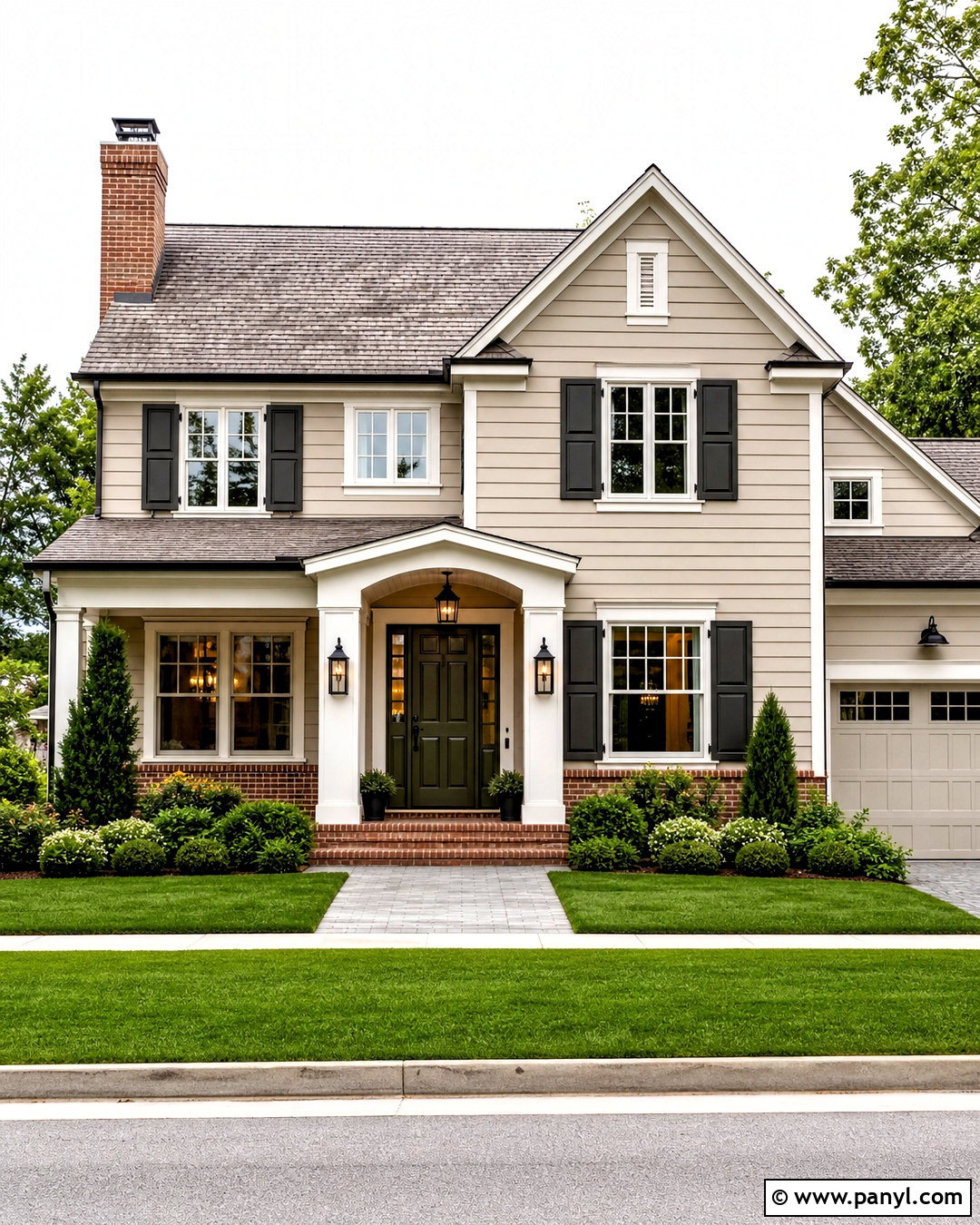Greige House Exterior Color Scheme - 20 house exterior colors schemes
