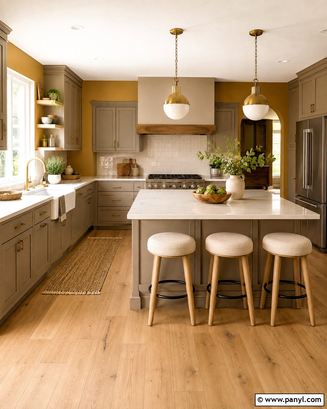Greige Kitchen Cabinets With Yellow Walls - 20 What Color Kitchen Cabinets Go With Yellow Walls
