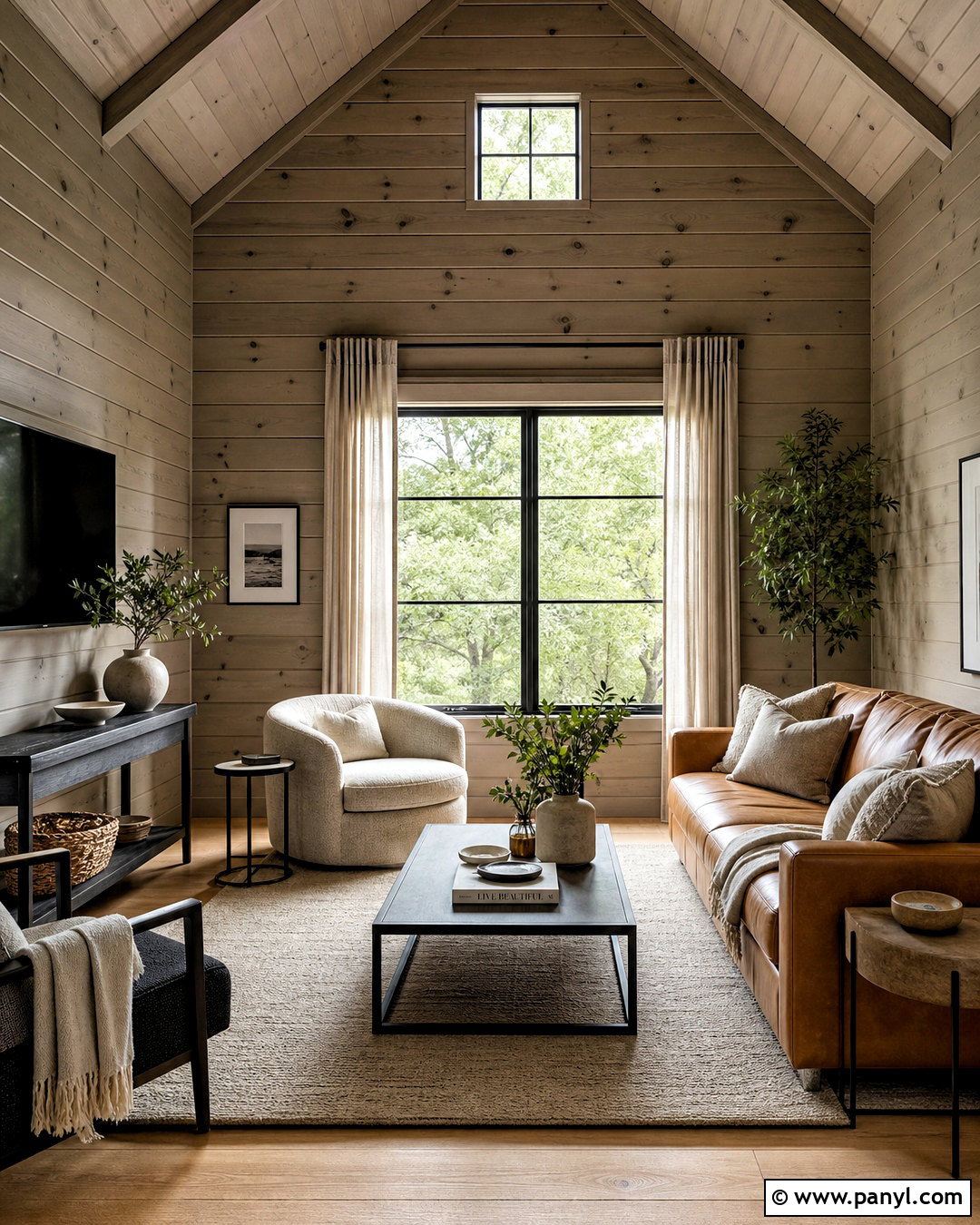 Greige Knotty Pine Walls - 20 knotty pine walls makeover ideas