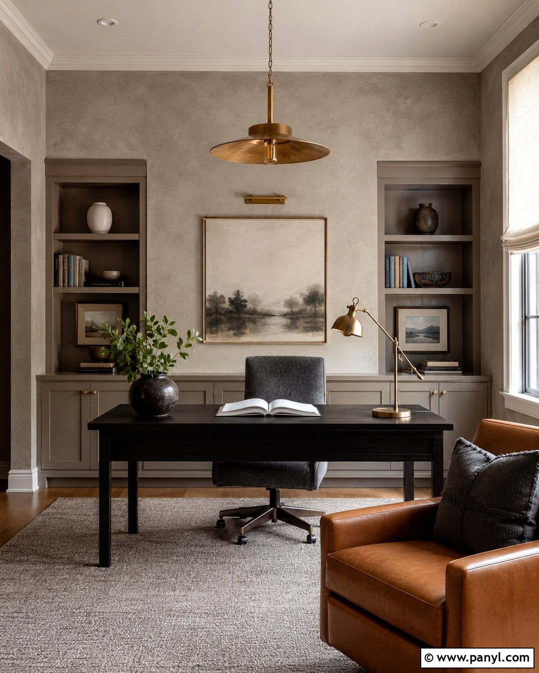 20 Lime Wash Office Walls for a Calm, Productive Workspace