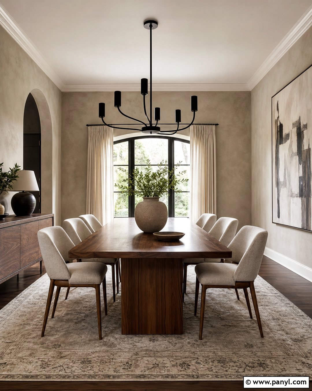 Greige Limewash Dining Room - 35 Line Wash Walls