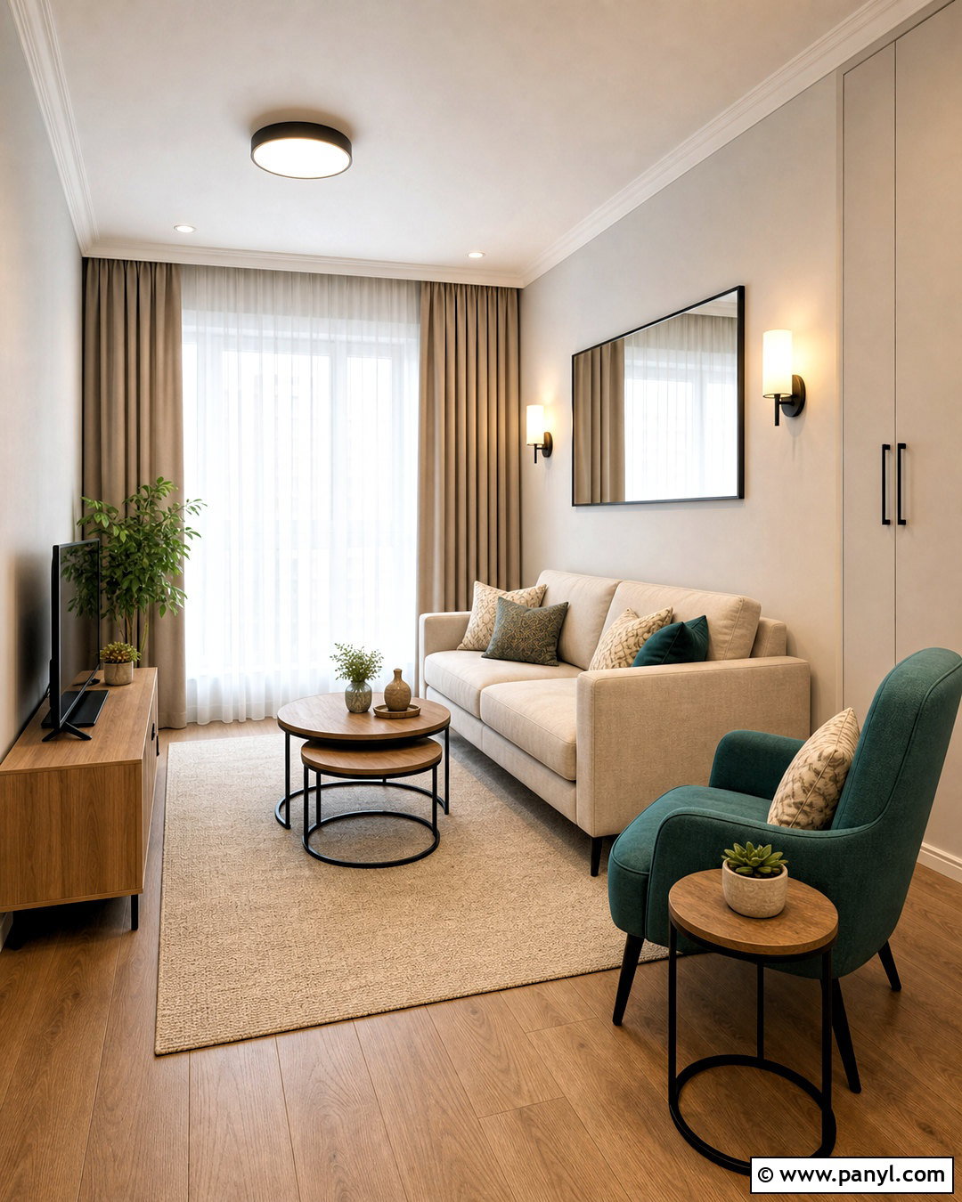 Greige Living Room Walls in a Small Space - 20 greige living room walls