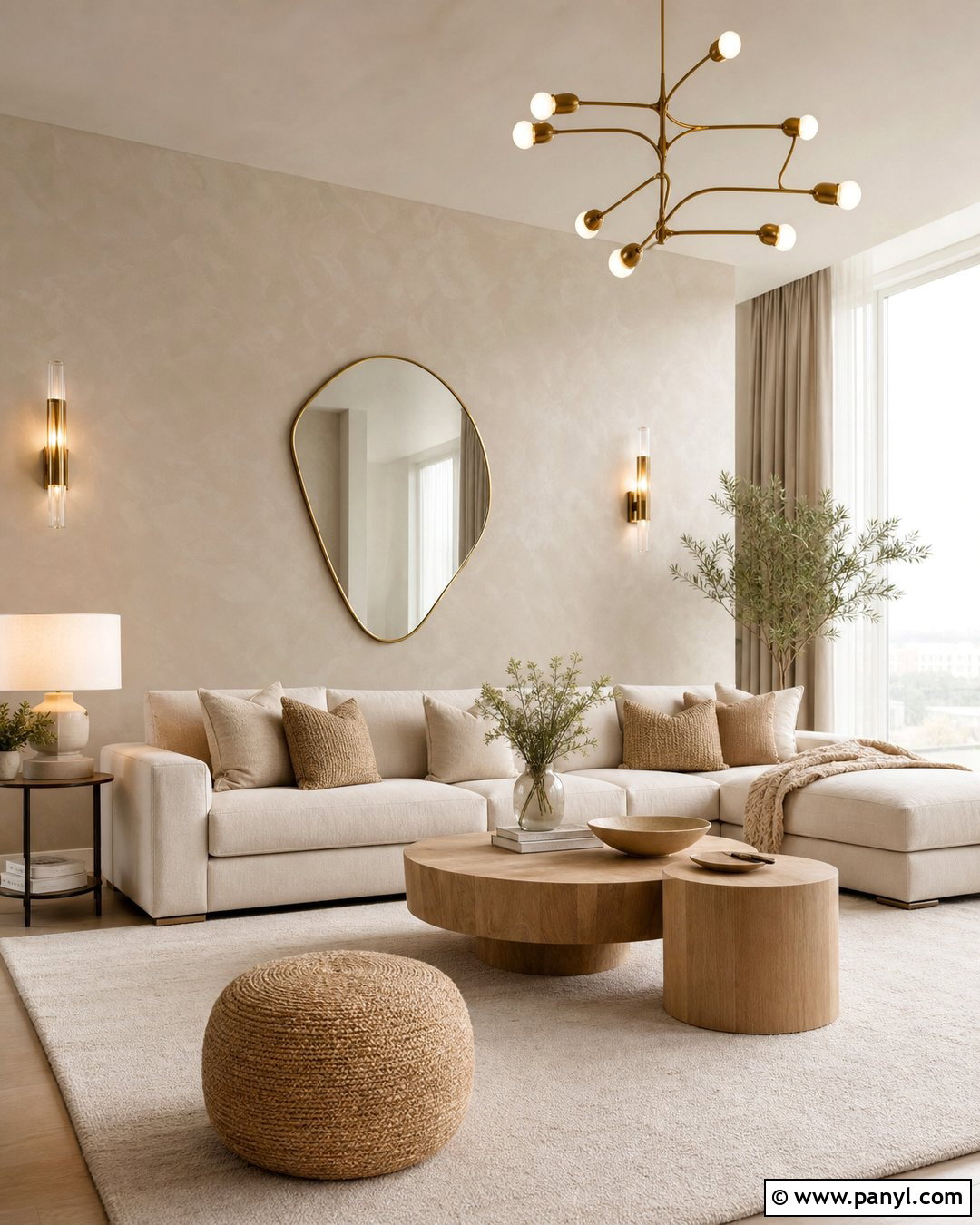 Greige Pearl Finish Living Room Wall - 35 royal paint wall design for living room ideas