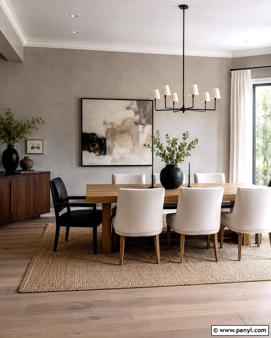 Greige Roman Clay Dining Room - 20 Roman Clay Paint Walls