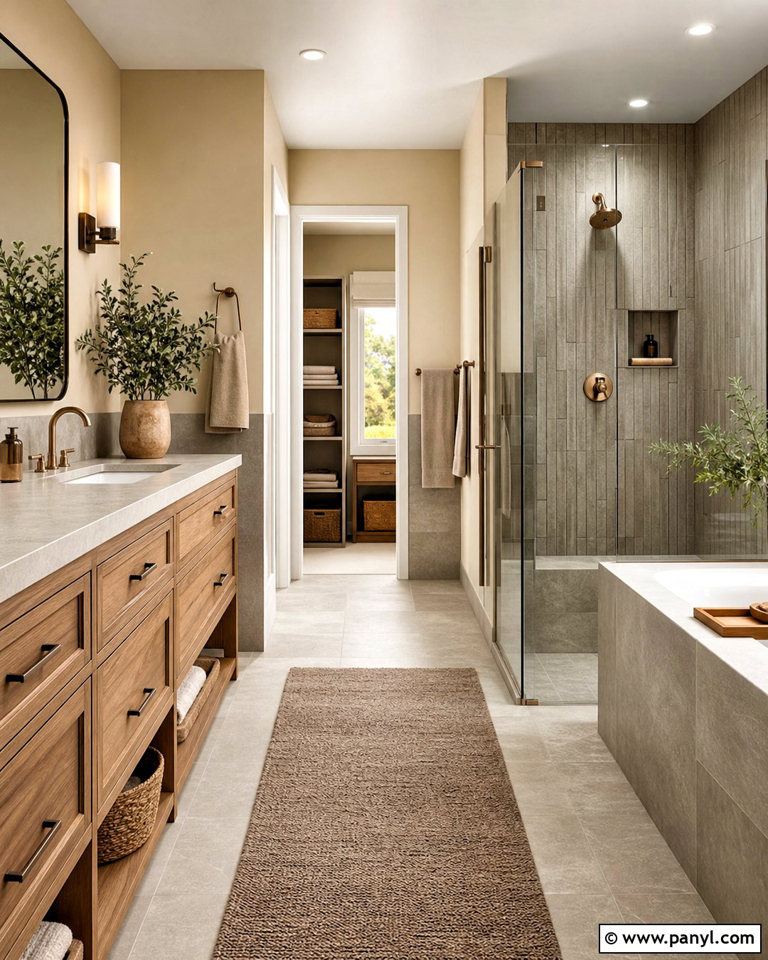 Greige Tile Bathroom With Beige - 20 grey tile bathroom ideas color schemes