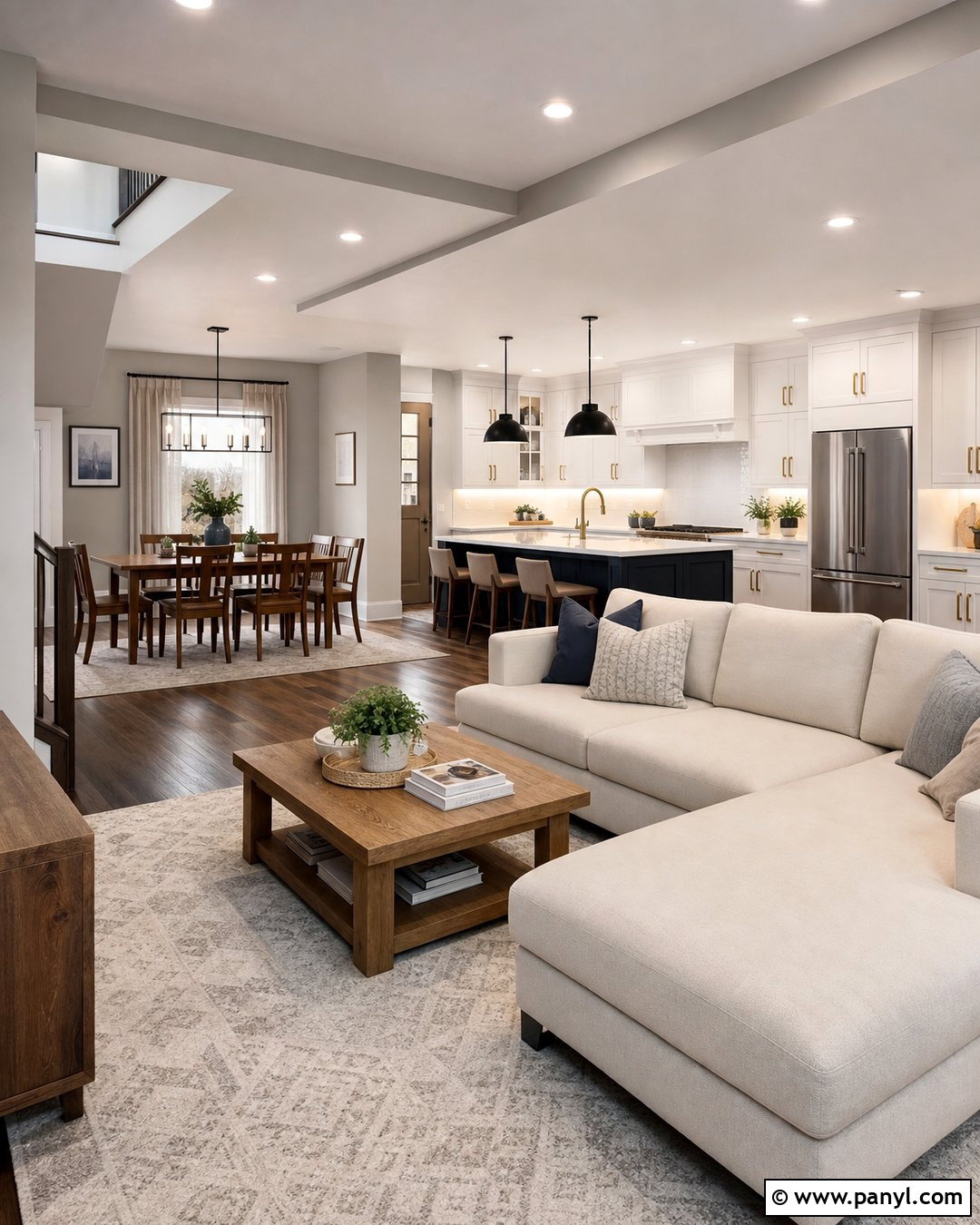 Greige Wall Color For Open Concept Space - 25 Greige Wall Color Ideas