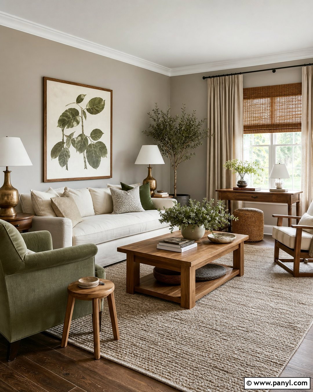 Greige Wall Color With Sage Green - 25 Greige Wall Color Ideas