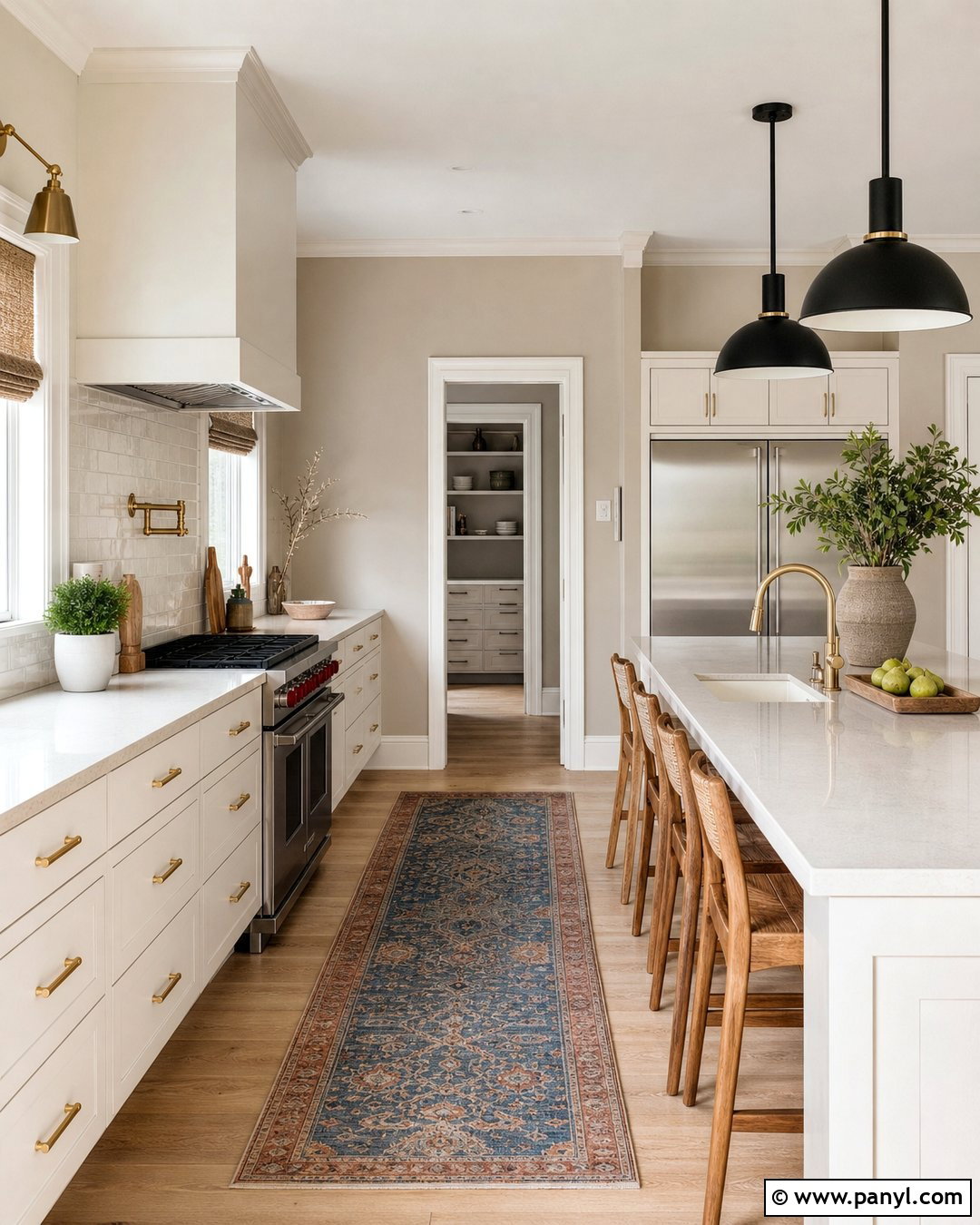 Greige Wall Color With White Kitchen Cabinets - 25 Greige Wall Color Ideas