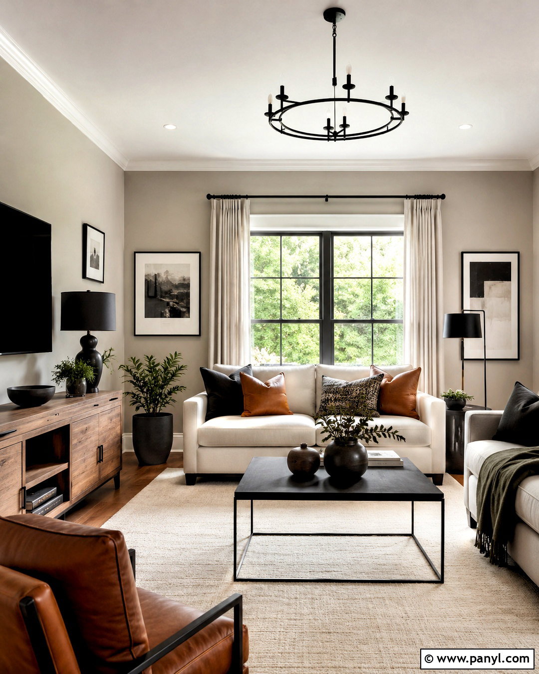Greige Walls With Black Accents - 20 Wall Color Greige Ideas