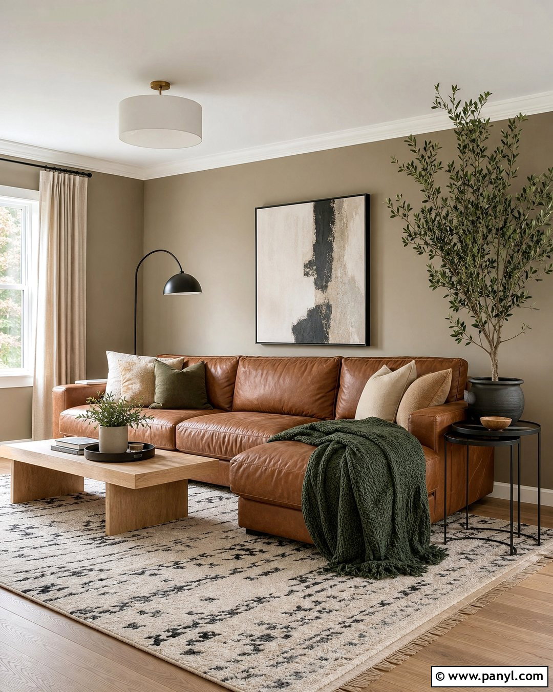 Greige Walls With Brown Couch - 20 Best Wall Color For Brown Couch Ideas