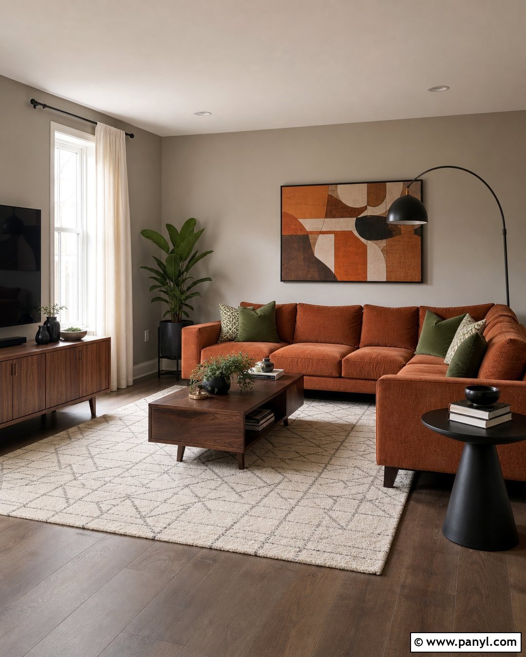 Greige Walls With Burnt Orange - 20 Colors That Go With Greige Walls