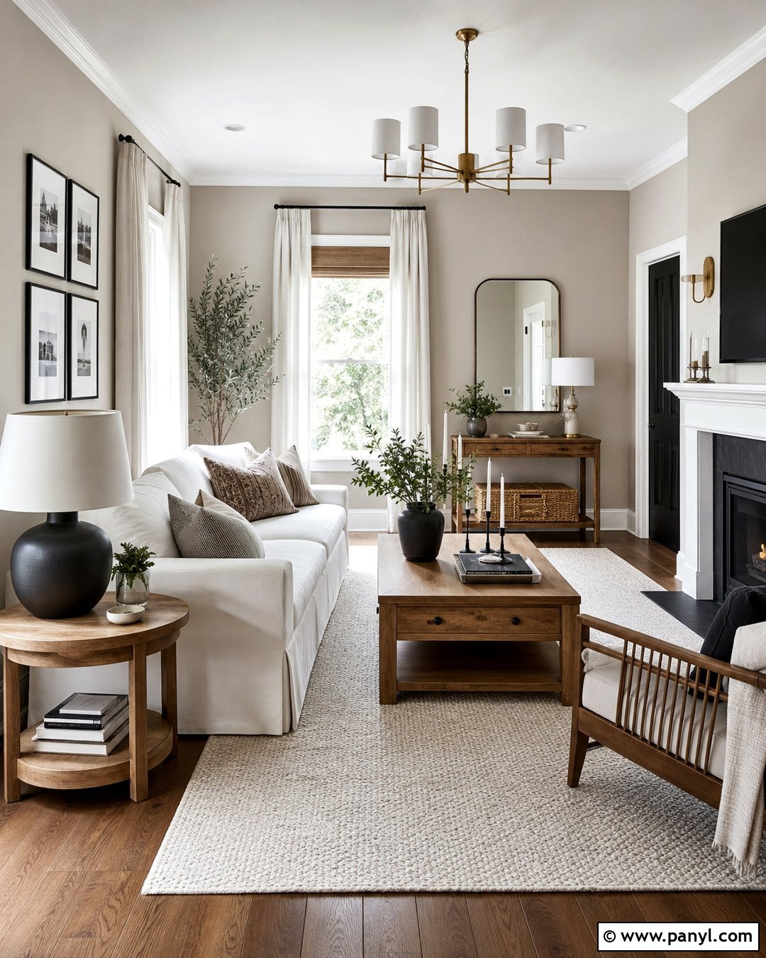 Greige Walls With Crisp White - 20 Colors That Go With Greige Walls