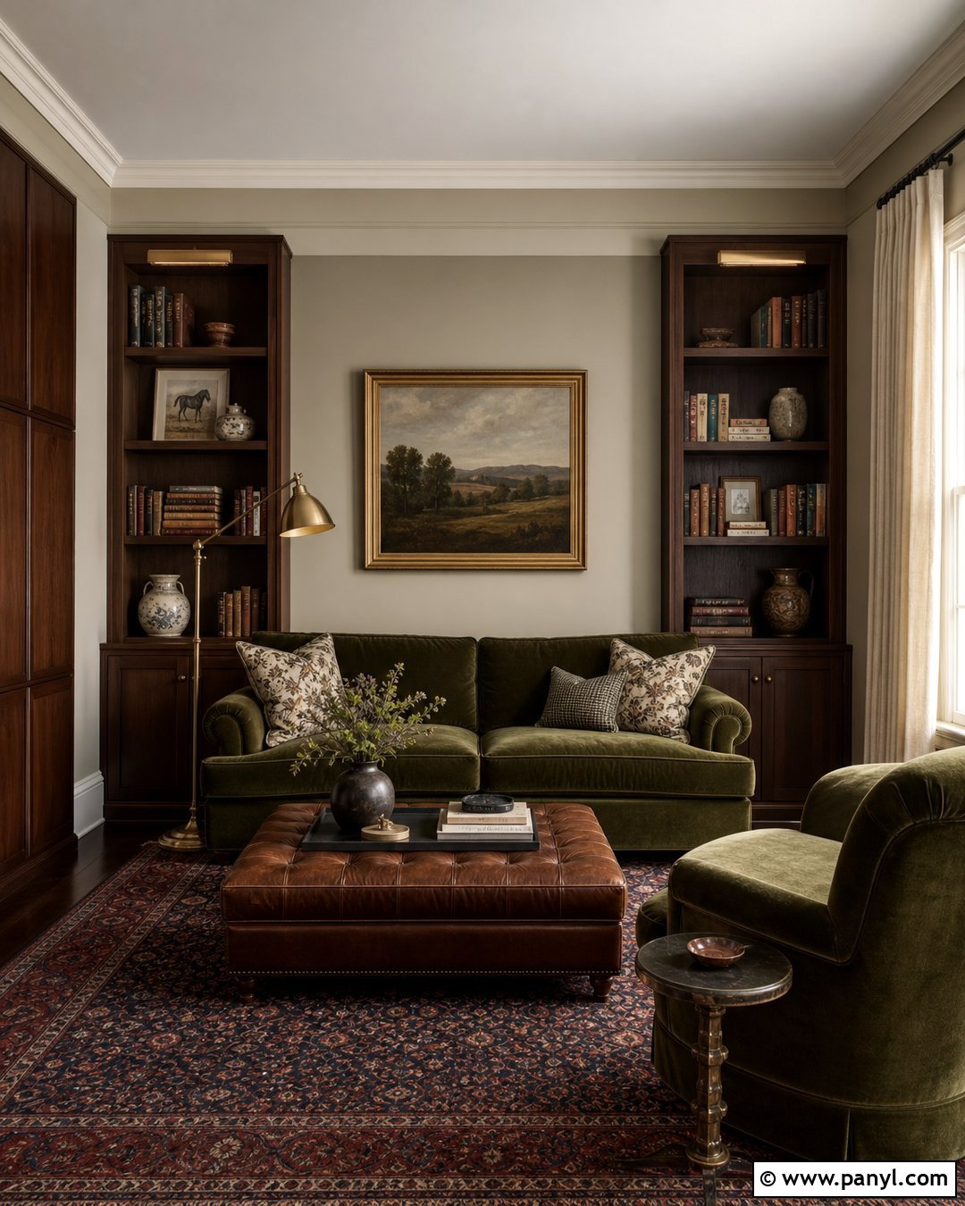 Greige Walls With Olive Green - 20 Colors That Go With Greige Walls